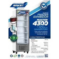 Exhibidora Briket M4300BT